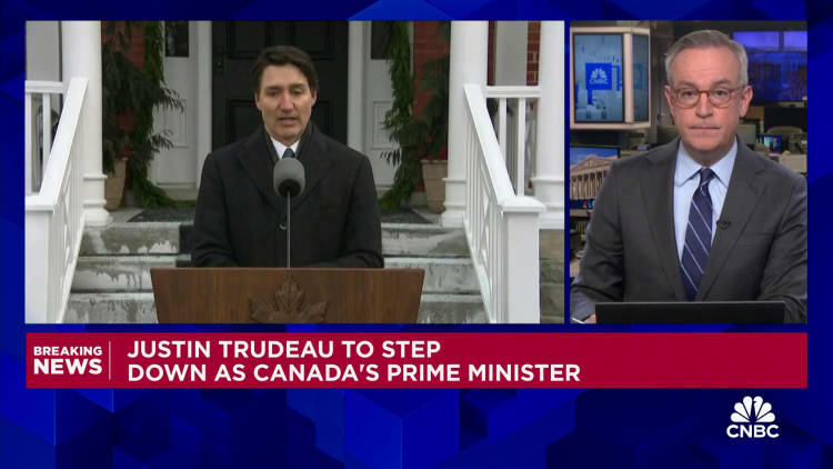 Justin Trudeau renuncia ao cargo de líder liberal do Canadá