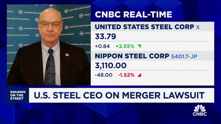 CEO da US Steel em ação judicial contra a administração Biden após fusão dissolvida com a Nippon Steel