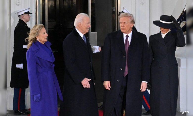 Biden dá as boas-vindas a Trump na Casa Branca para visita de cortesia