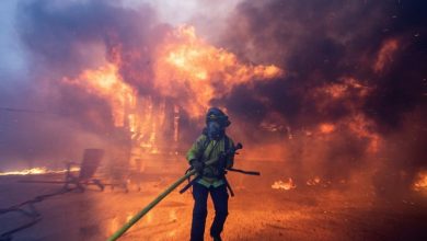 Los Angeles enfrenta incêndios florestais históricos, mas seu AQI é melhor que o de Delhi