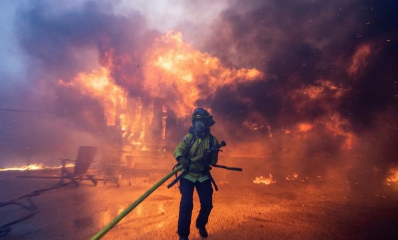 Los Angeles enfrenta incêndios florestais históricos, mas seu AQI é melhor que o de Delhi