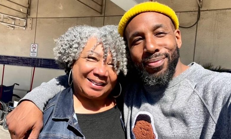 Stephen tWitch Boss e sua mãe Connie