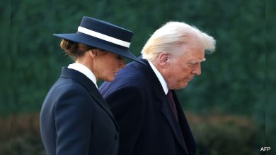 O presidente eleito dos EUA, Trump, e Melania participam do serviço religioso pré-inauguração