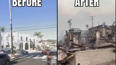 Vídeo mostra antes e depois do incêndio florestal queimou edifício icônico nos EUA