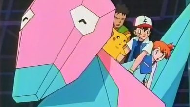 Porygon, Pikachu, Brock, Ash e Misty em episódio banido de Pokémon