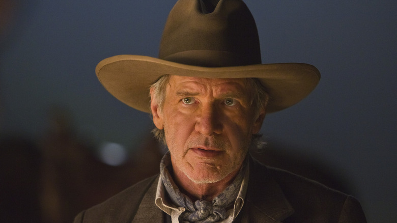 Harrison Ford como Coronel Woodrow Dolarhyde em Cowboys & Aliens