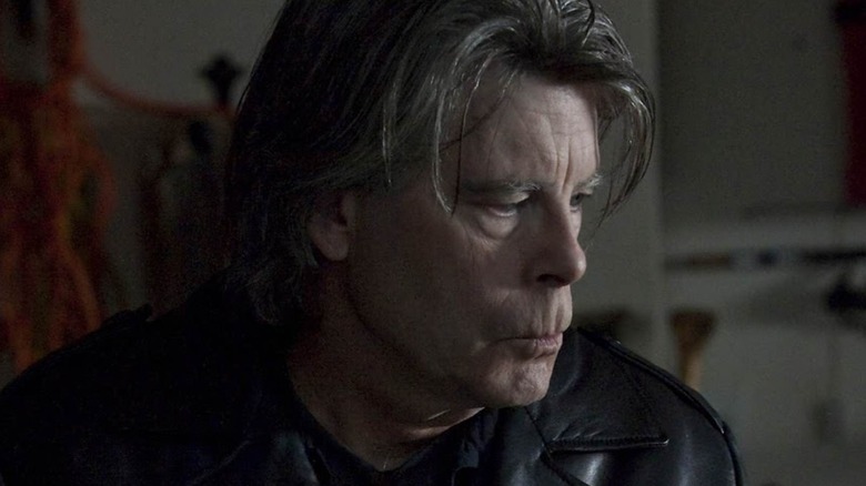 Bachman de Stephen King em jaqueta de couro em Sons of Anarchy