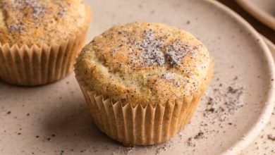 muffins de sementes de papoula com limão_receitas fáceis de muffins