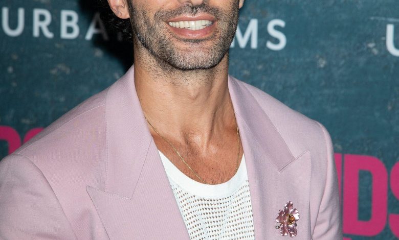 Justin Baldoni na estreia de 'It Ends With Us'.